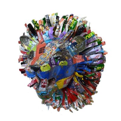 Trophy Head - Lion (Bright Colours)