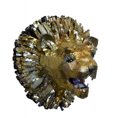 Trophy Head - Lion (Gold)