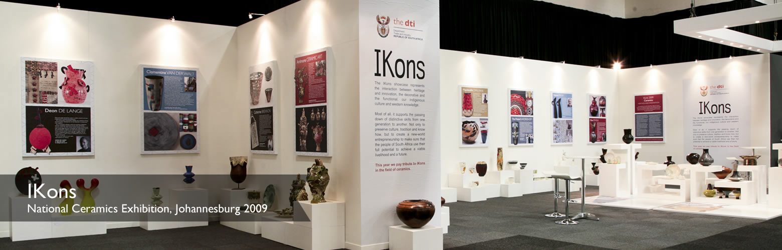 Slide of iKons Ceramic Showcase, Decorex Johannesburg