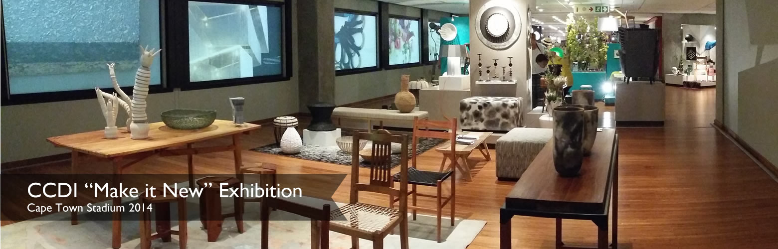 Slide of Make it New Exhibition in Cape Town
